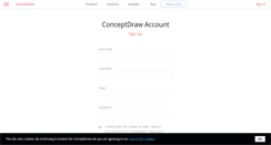 Desktop Screenshot of my.conceptdraw.com